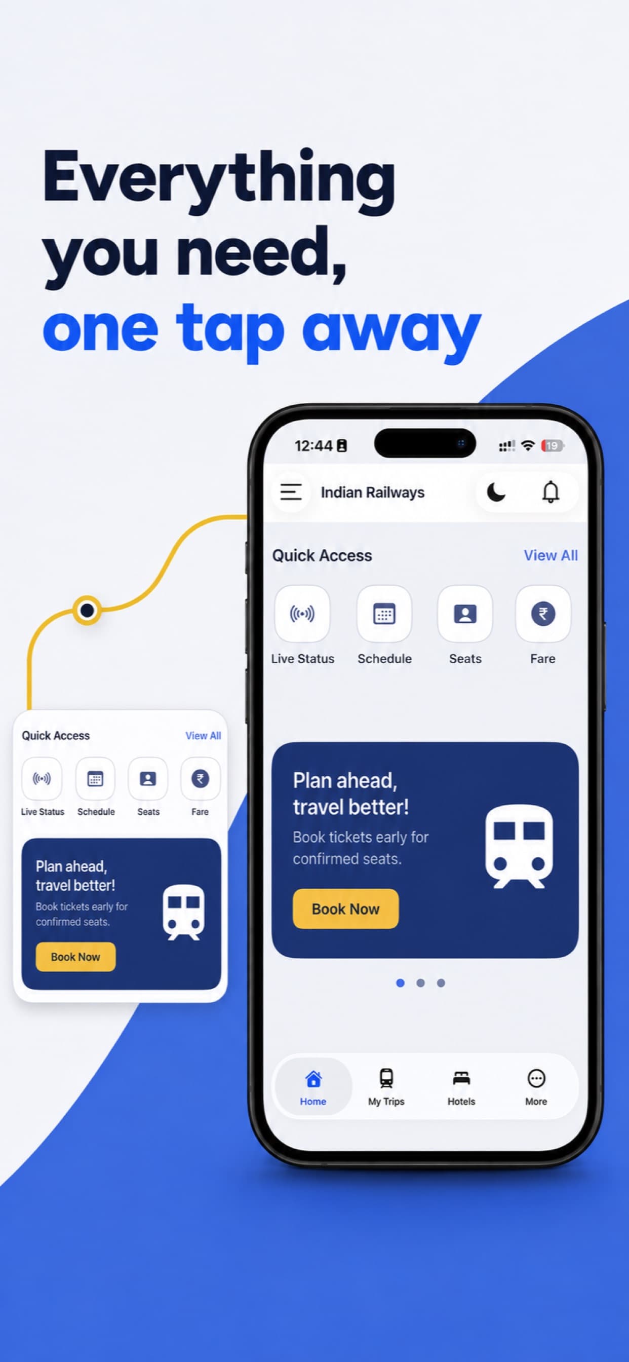 Indian Rail IRCTC: everything one tap away